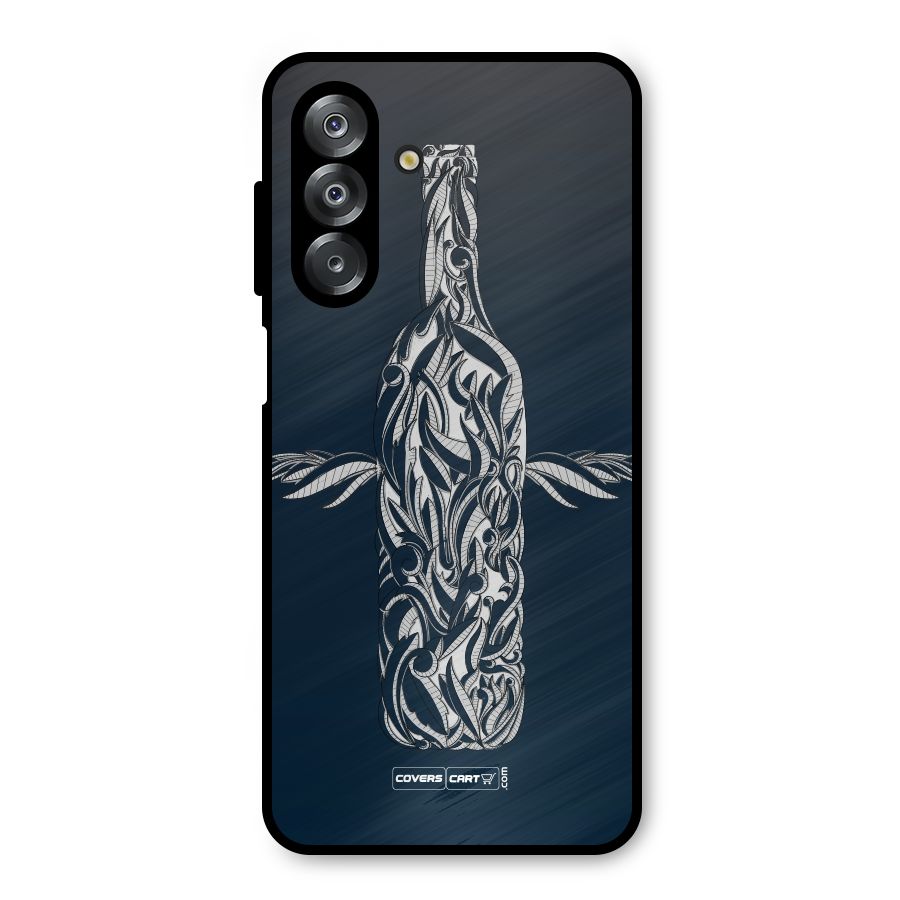 Creative Bottle Metal Back Case for Galaxy A26