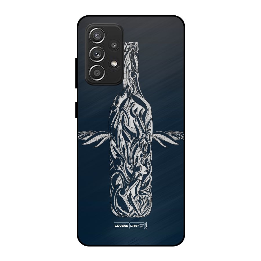 Creative Bottle Metal Back Case for Galaxy A52s 5G
