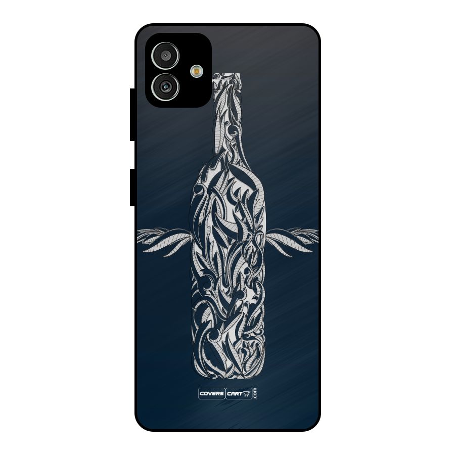 Creative Bottle Metal Back Case for Galaxy M13 5G