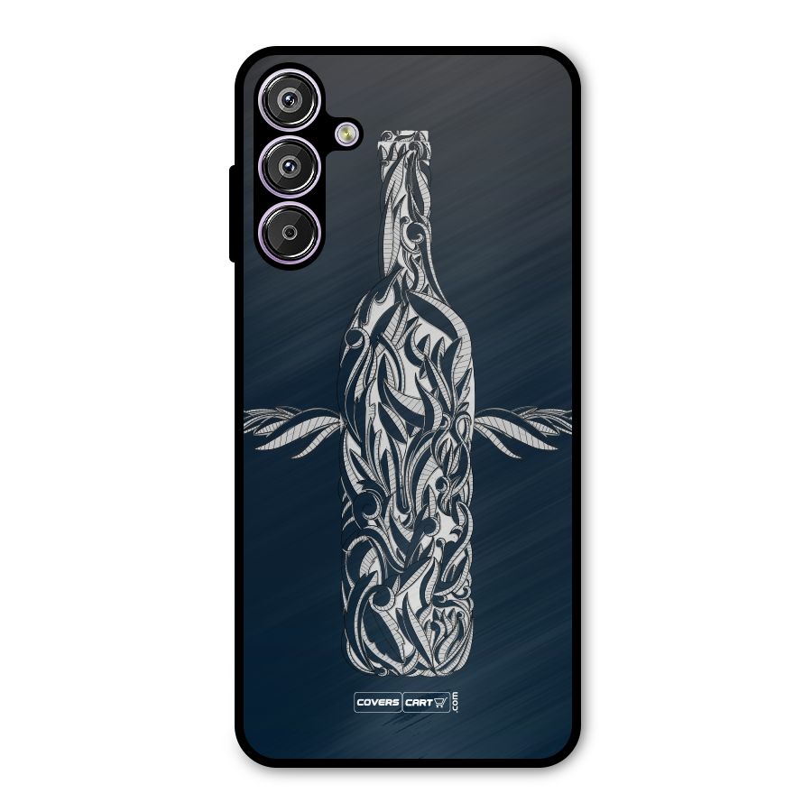 Creative Bottle Metal Back Case for Galaxy M15