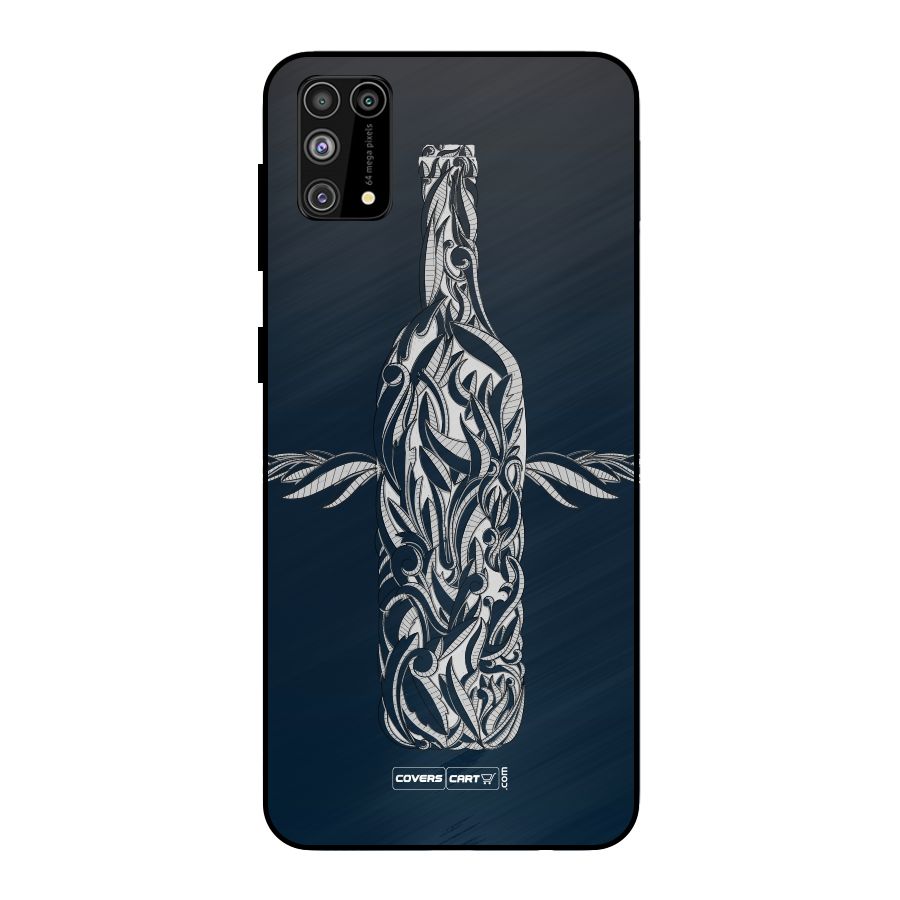 Creative Bottle Metal Back Case for Galaxy M31