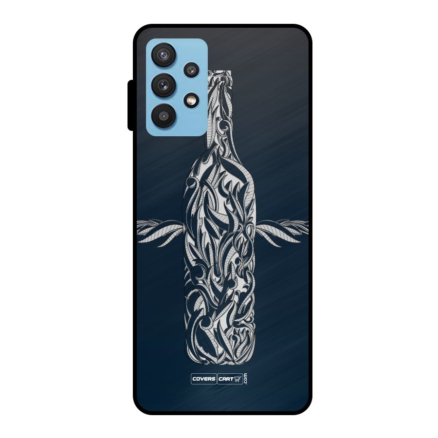 Creative Bottle Metal Back Case for Galaxy M32 5G