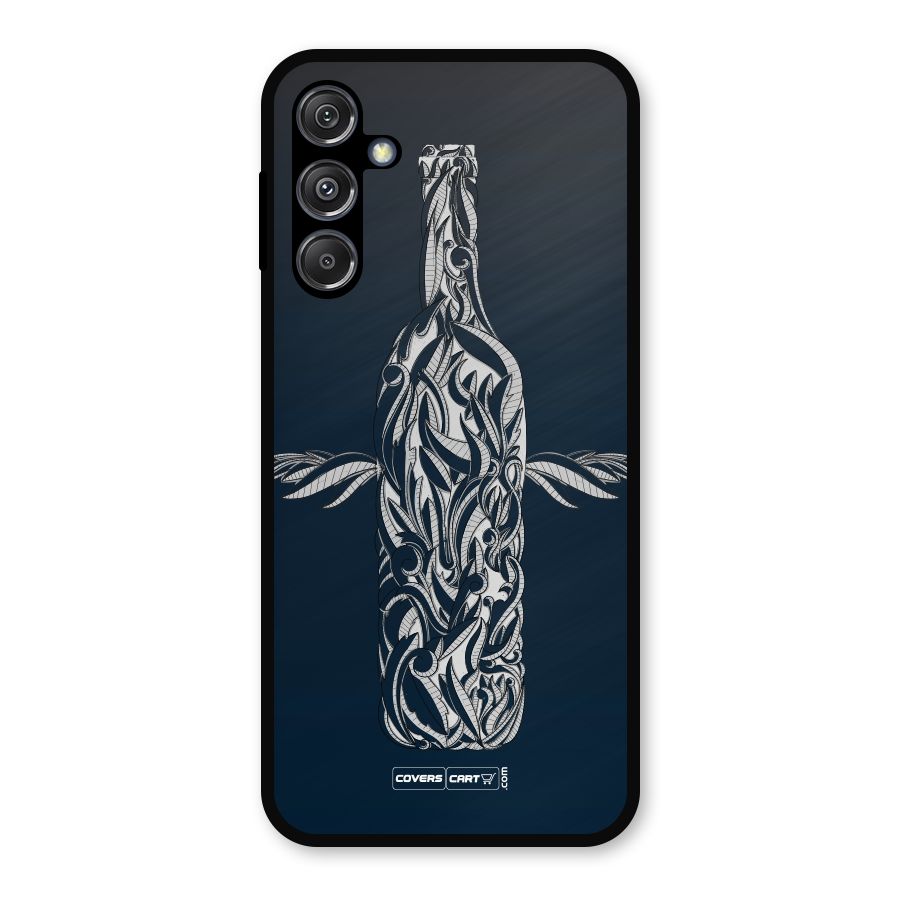 Creative Bottle Metal Back Case for Galaxy M34 5G
