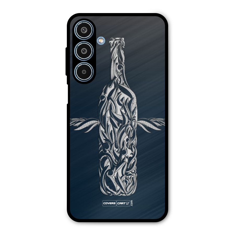 Creative Bottle Metal Back Case for Galaxy M35