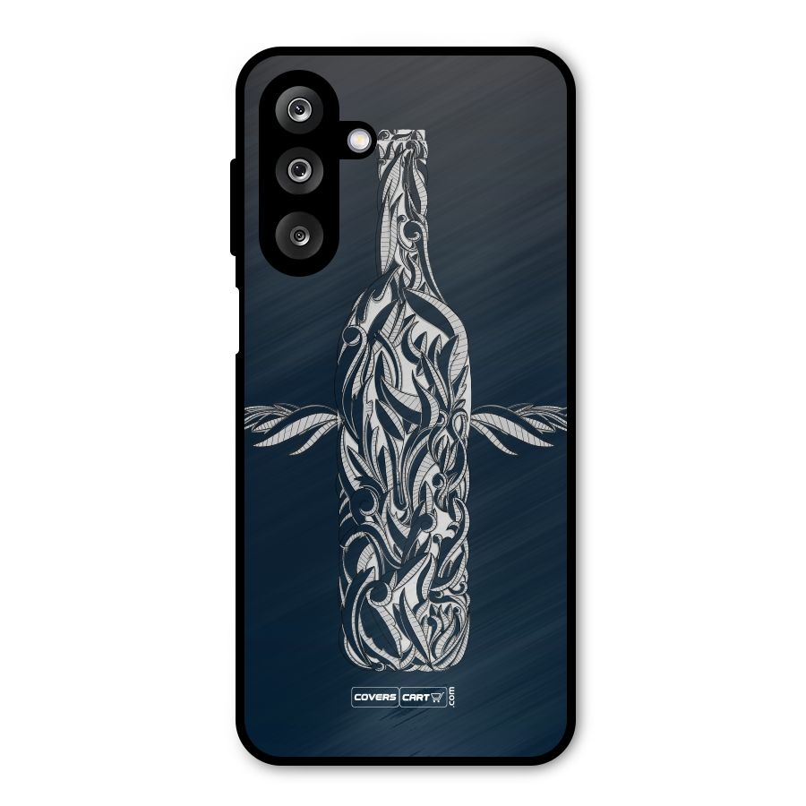 Creative Bottle Metal Back Case for Galaxy M36