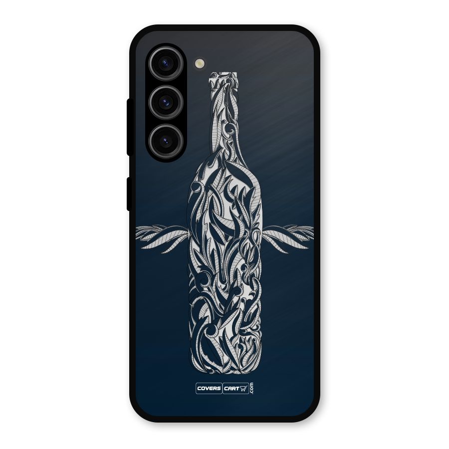 Creative Bottle Metal Back Case for Galaxy S23