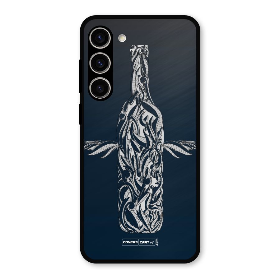 Creative Bottle Metal Back Case for Galaxy S23 Plus
