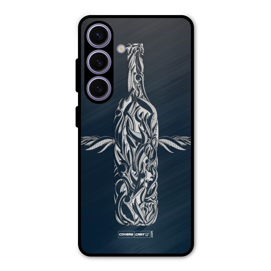 Creative Bottle Metal Back Case for Galaxy S24