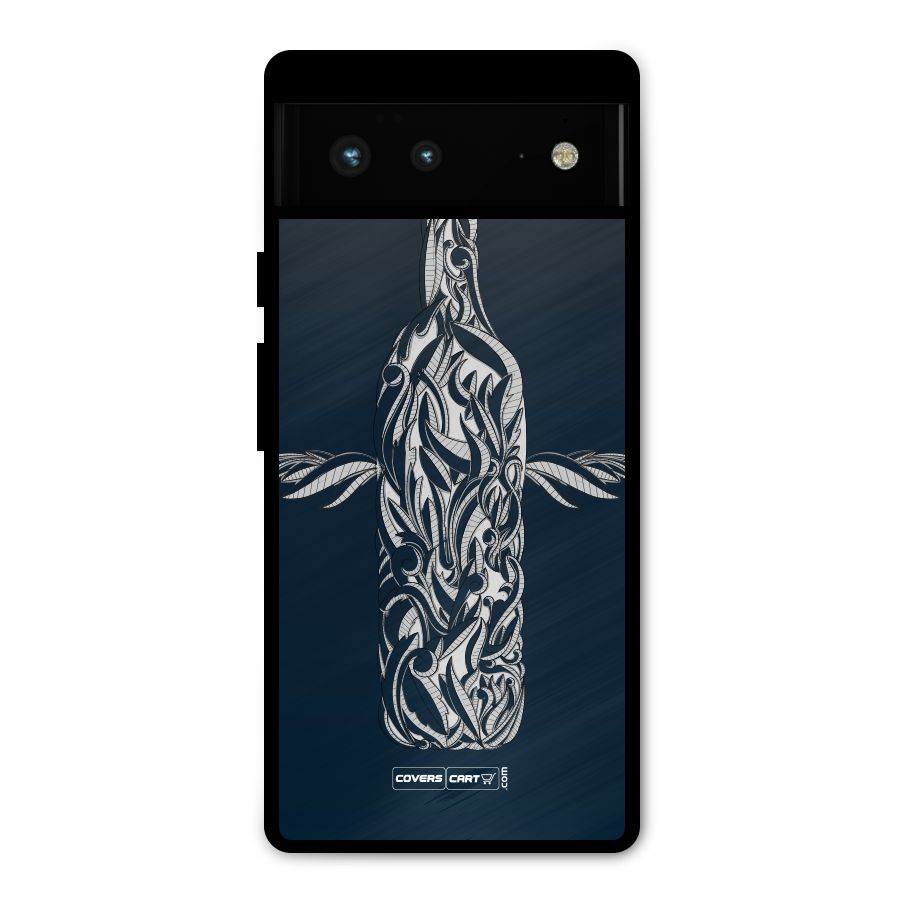 Creative Bottle Metal Back Case for Google Pixel 6