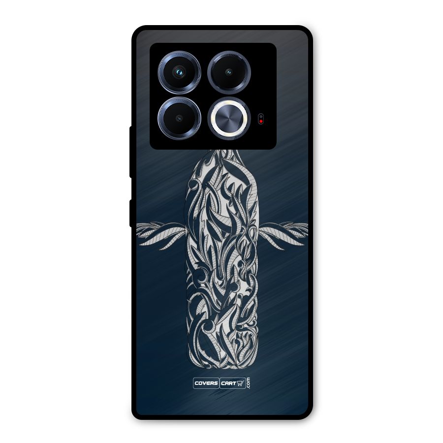 Creative Bottle Metal Back Case for Infinix Note 40 5G