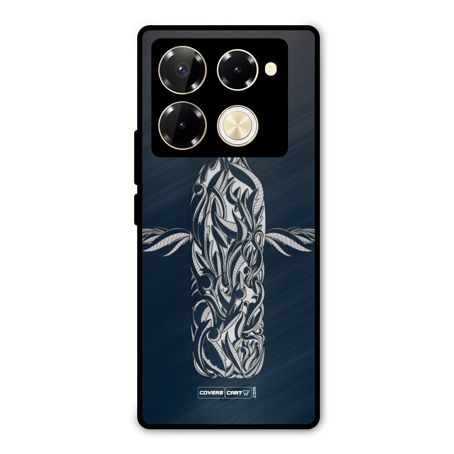 Creative Bottle Metal Back Case for Infinix Note 40 Pro Plus