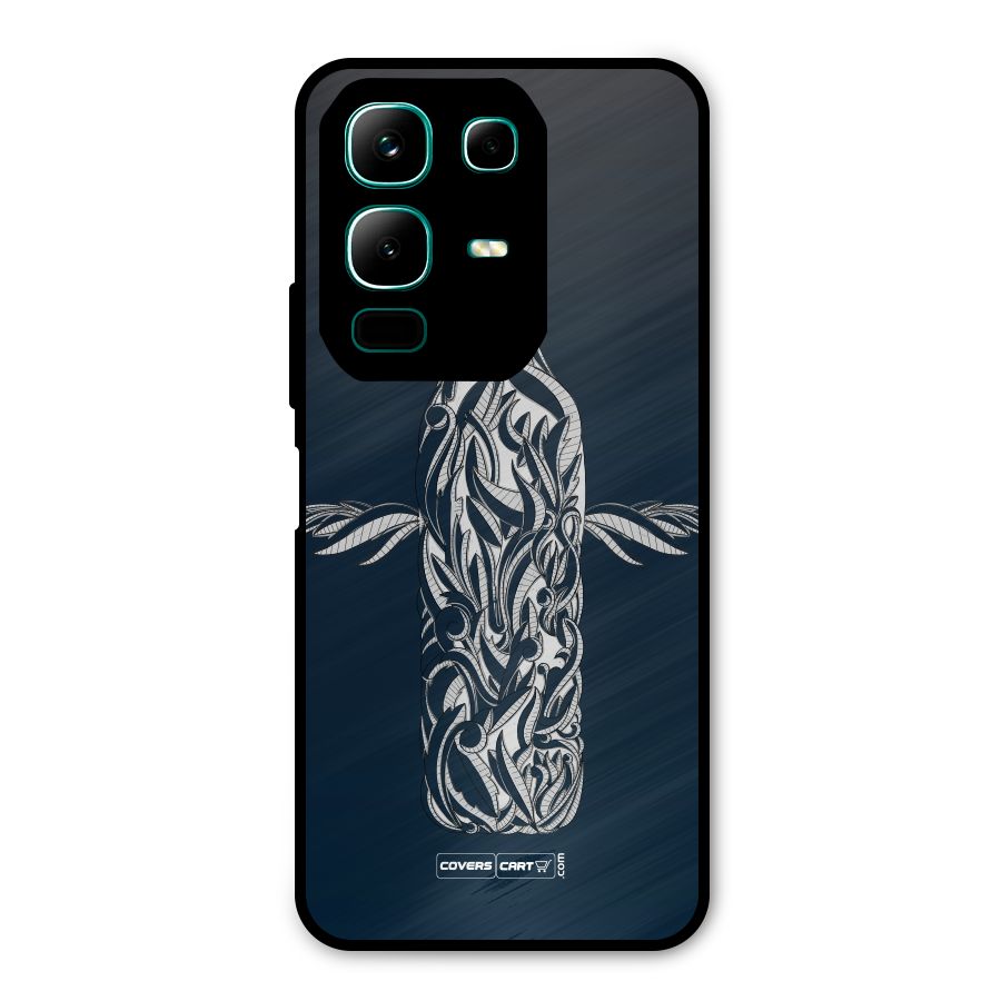 Creative Bottle Metal Back Case for Infinix Note 50x