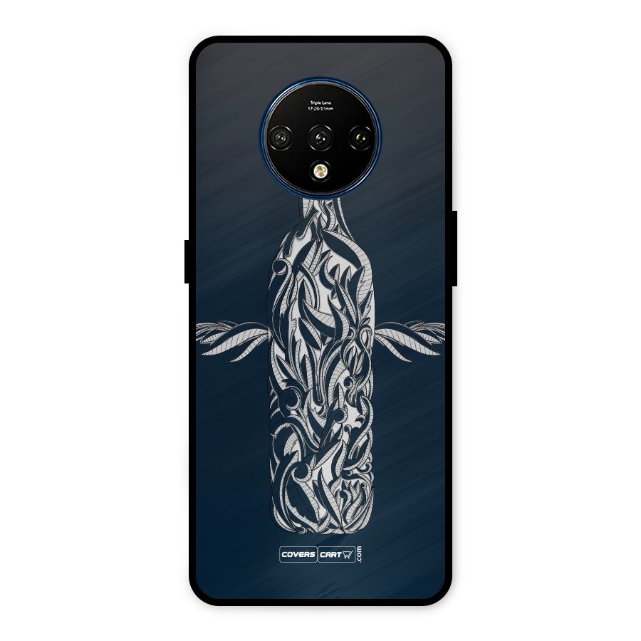 Creative Bottle Metal Back Case for OnePlus 7T