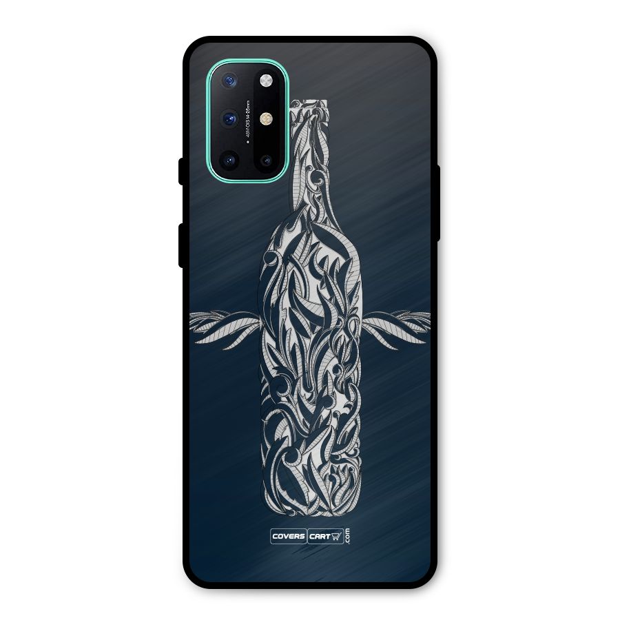 Creative Bottle Metal Back Case for OnePlus 8T