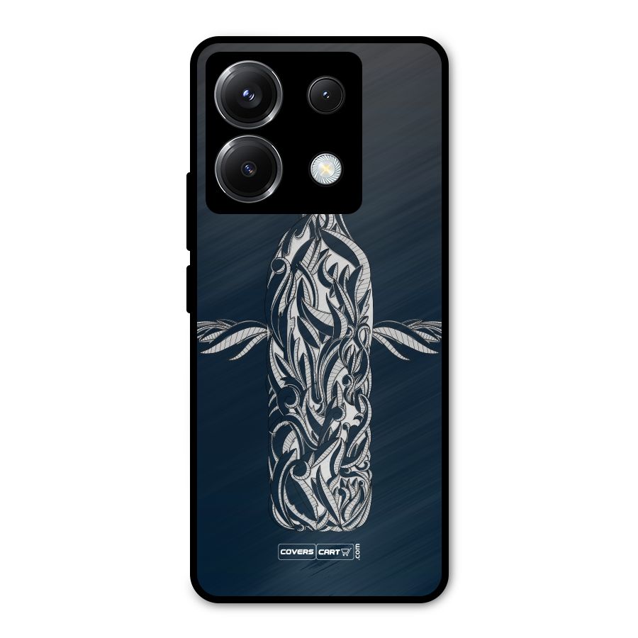 Creative Bottle Metal Back Case for Poco X6
