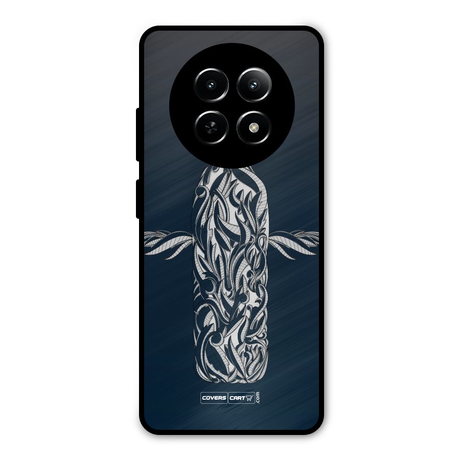 Creative Bottle Metal Back Case for Realme 12x 5G