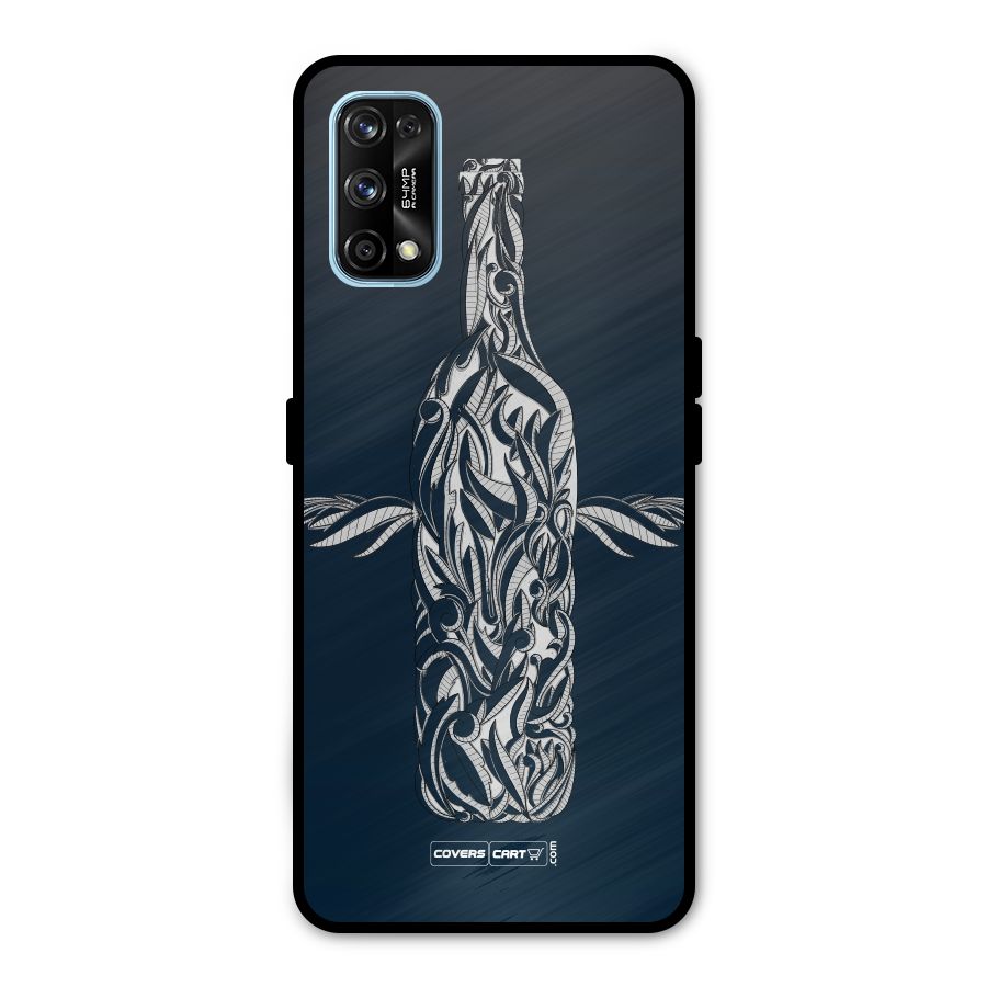 Creative Bottle Metal Back Case for Realme 7 Pro