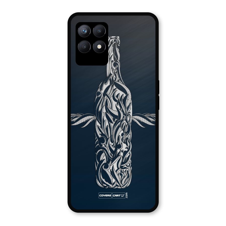 Creative Bottle Metal Back Case for Realme Narzo 50