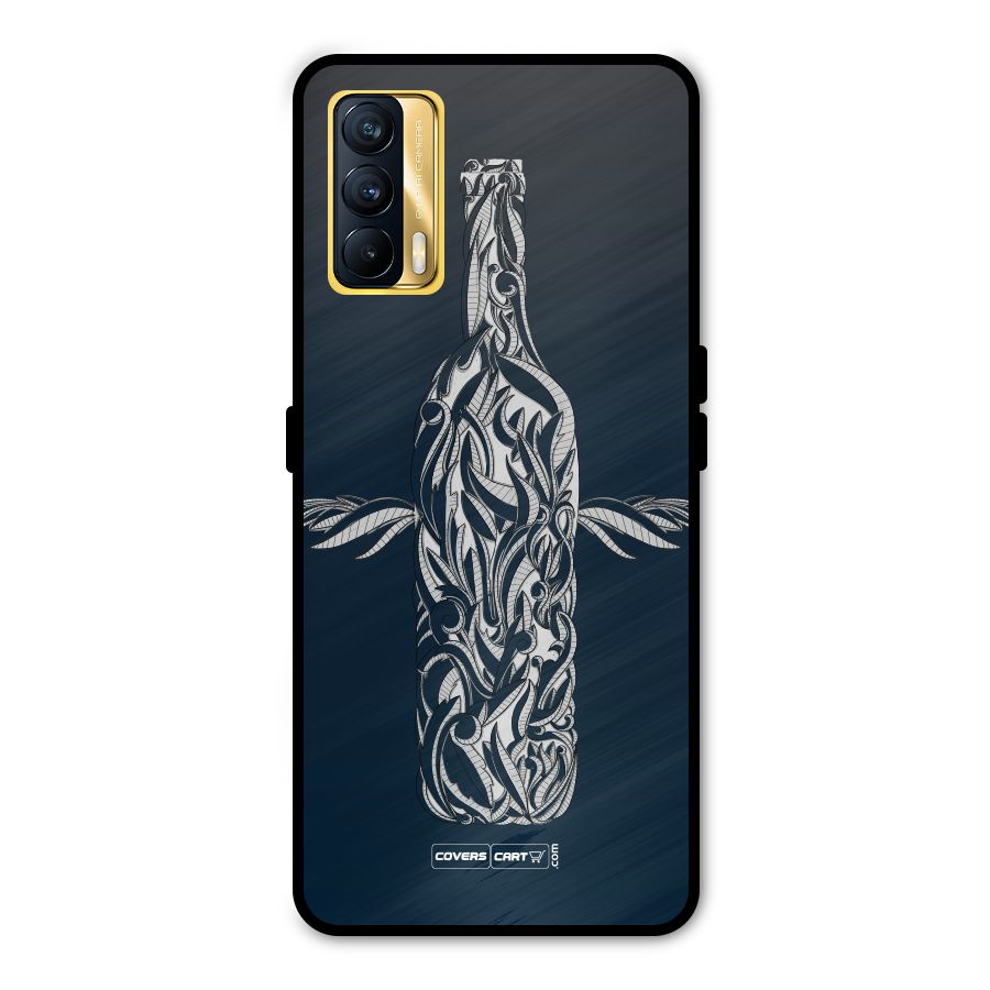 Creative Bottle Metal Back Case for Realme X7