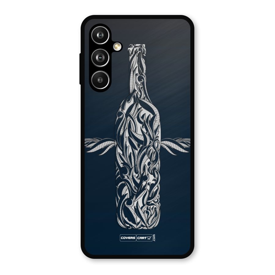 Creative Bottle Metal Back Case for Samsung Galaxy M54