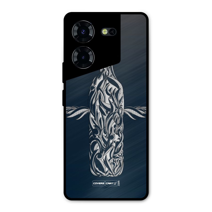 Creative Bottle Metal Back Case for Tecno Pova 5 Pro 5G