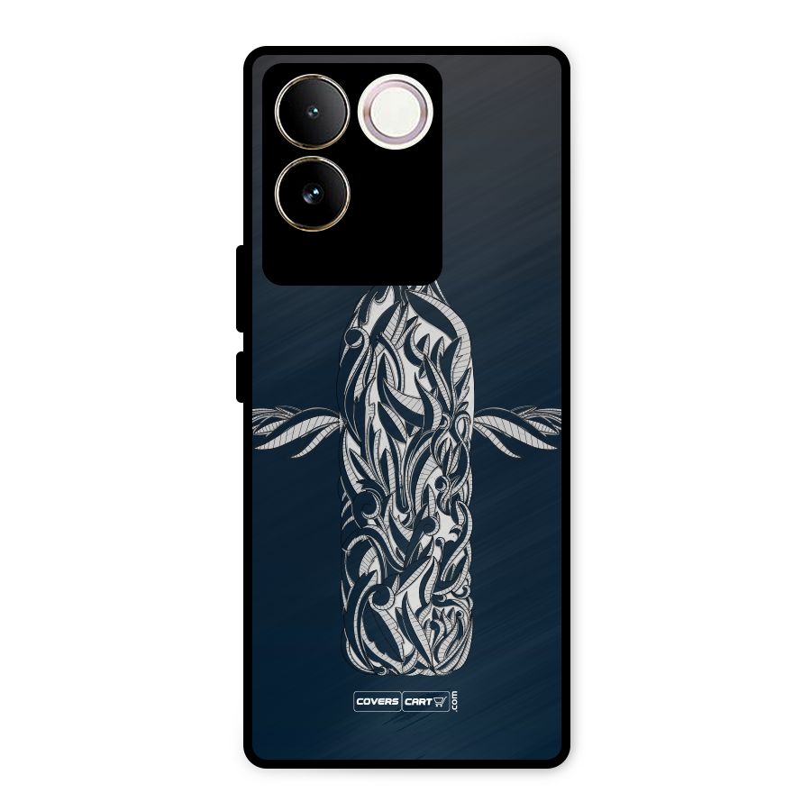 Creative Bottle Metal Back Case for Vivo T2 Pro