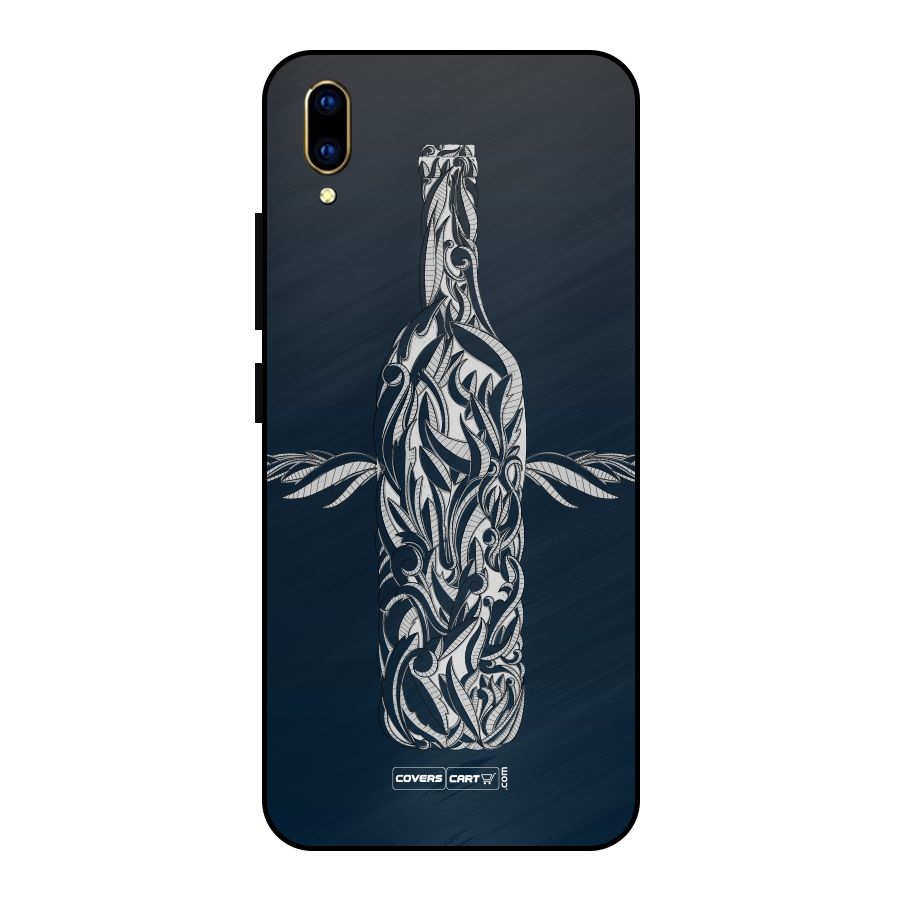 Creative Bottle Metal Back Case for Vivo V11 Pro