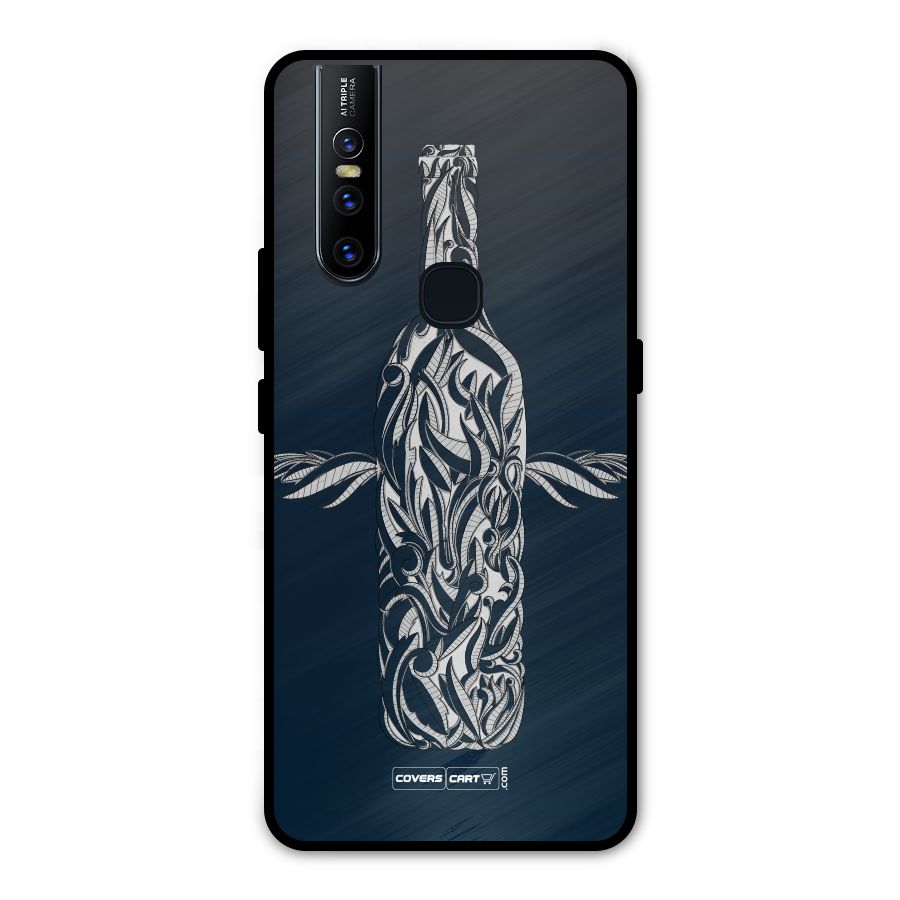 Creative Bottle Metal Back Case for Vivo V15