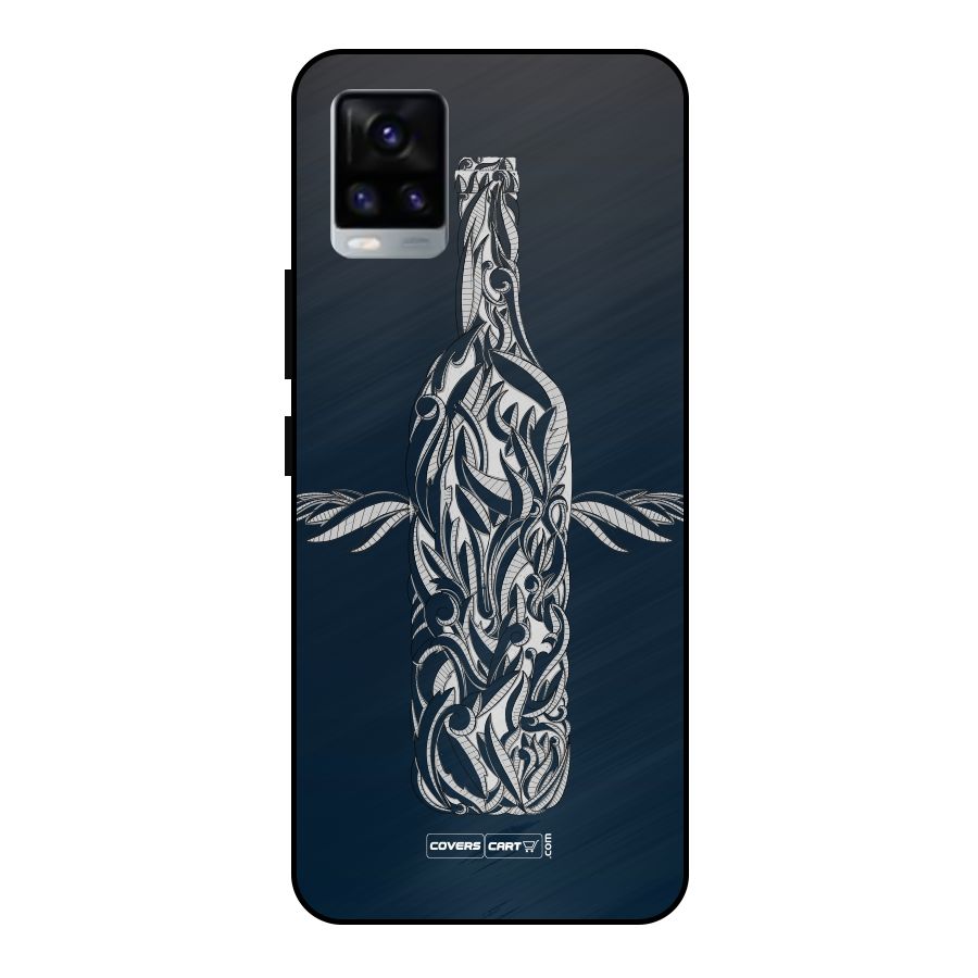 Creative Bottle Metal Back Case for Vivo V20 2021