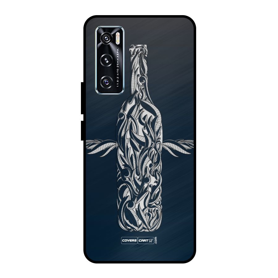 Creative Bottle Metal Back Case for Vivo V20 SE