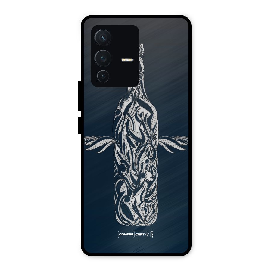 Creative Bottle Metal Back Case for Vivo V23 5G
