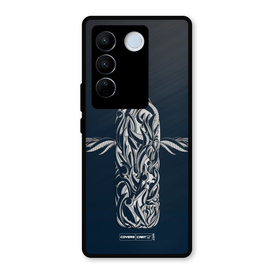 Creative Bottle Metal Back Case for Vivo V27
