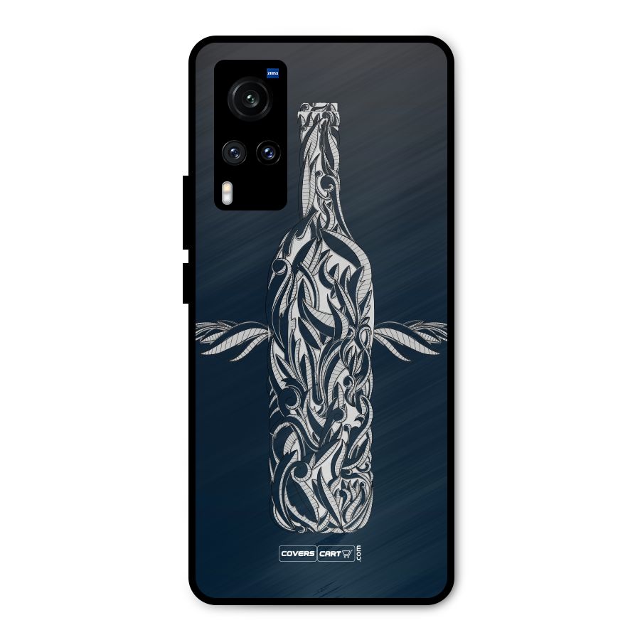 Creative Bottle Metal Back Case for Vivo X60