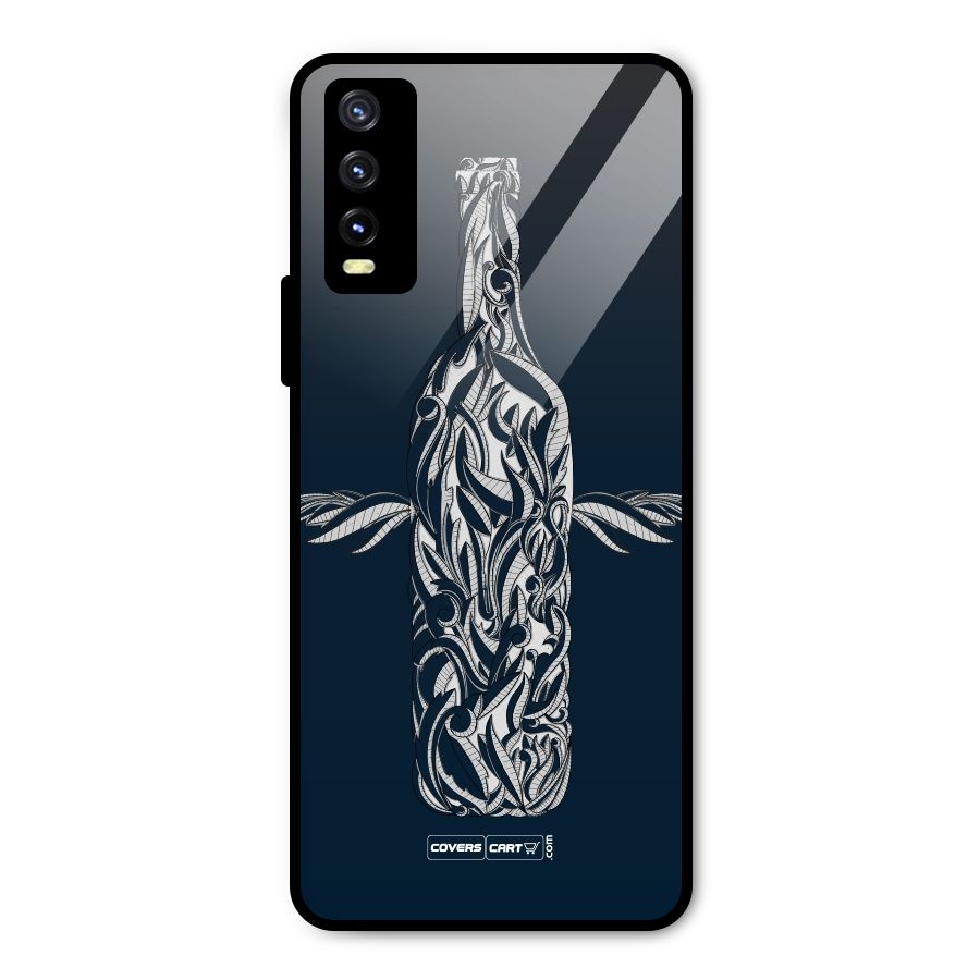Creative Bottle Metal Back Case for Vivo Y20
