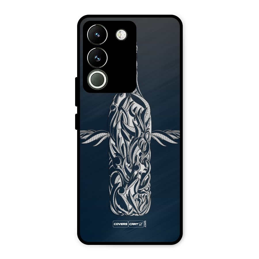 Creative Bottle Metal Back Case for Vivo Y200
