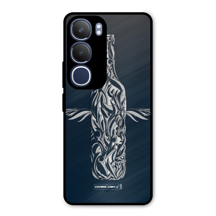 Creative Bottle Metal Back Case for Vivo Y29