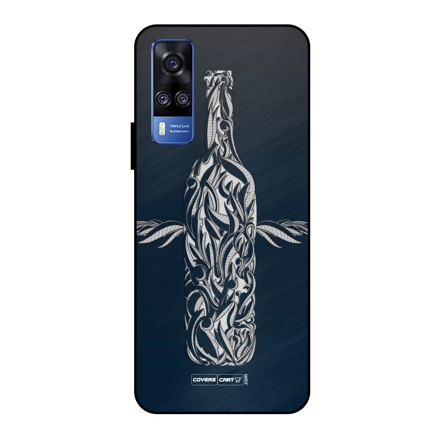 Creative Bottle Metal Back Case for Vivo Y51