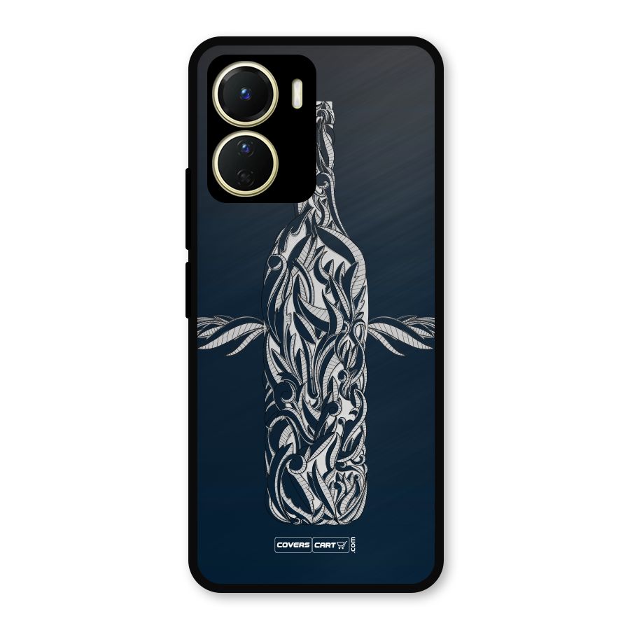 Creative Bottle Metal Back Case for Vivo Y56