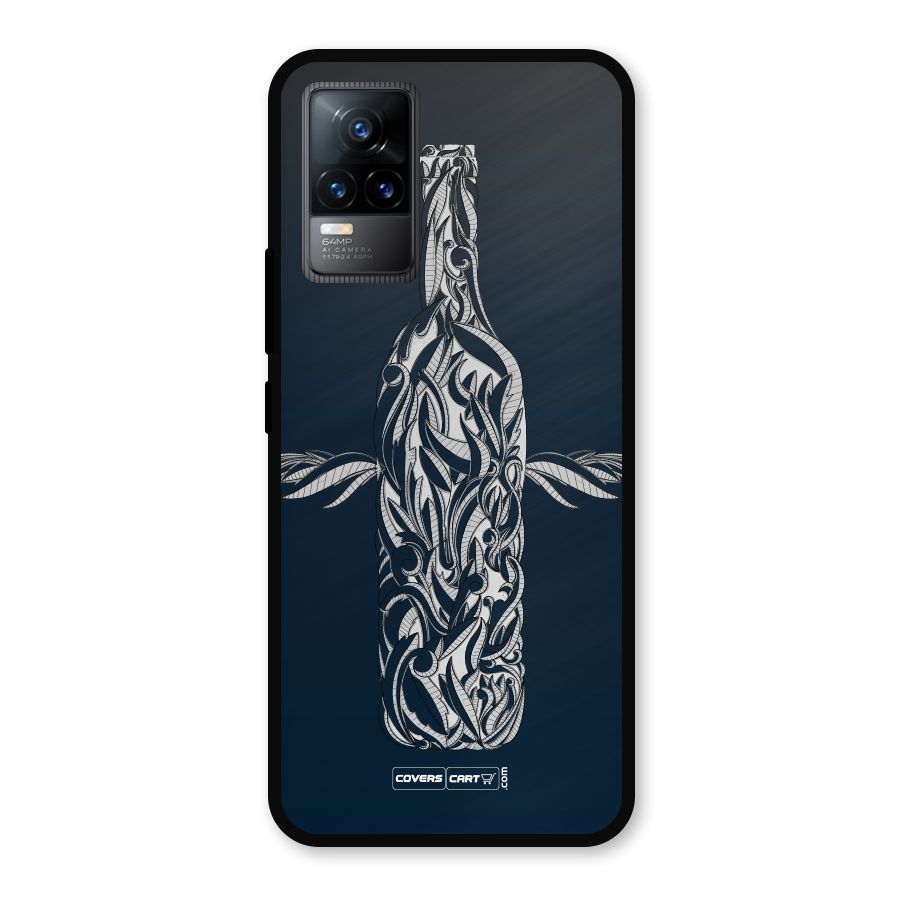 Creative Bottle Metal Back Case for Vivo Y73