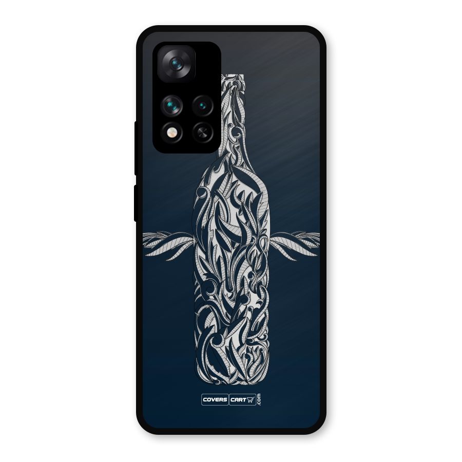 Creative Bottle Metal Back Case for Xiaomi 11i Hypercharge 5G