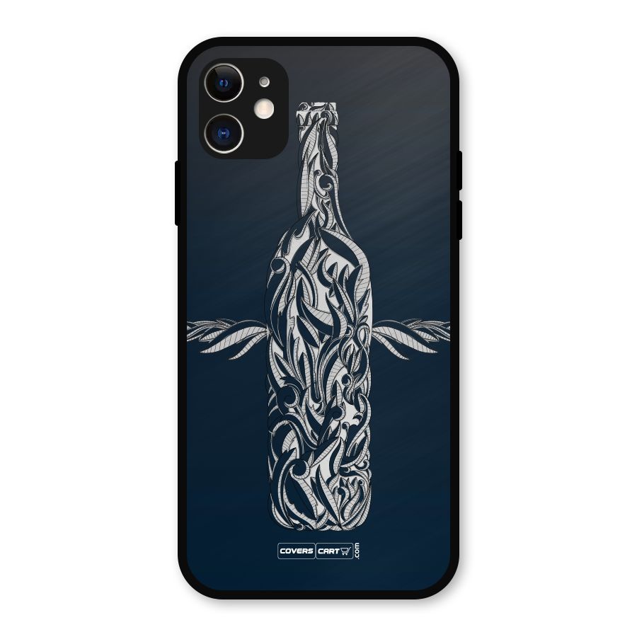 Creative Bottle Metal Back Case for iPhone 11