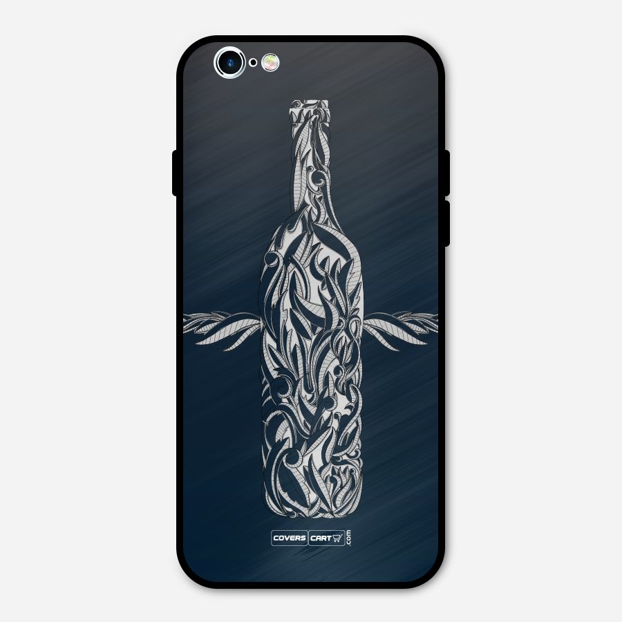 Creative Bottle Metal Back Case for iPhone 6 6s