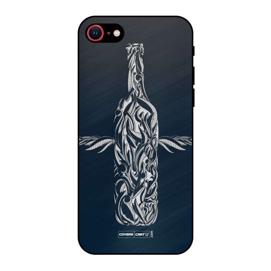 Creative Bottle Metal Back Case for iPhone 7