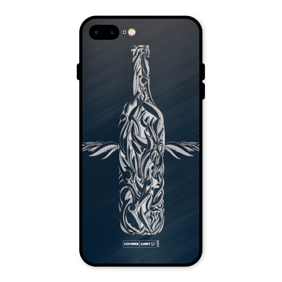 Creative Bottle Metal Back Case for iPhone 7 Plus