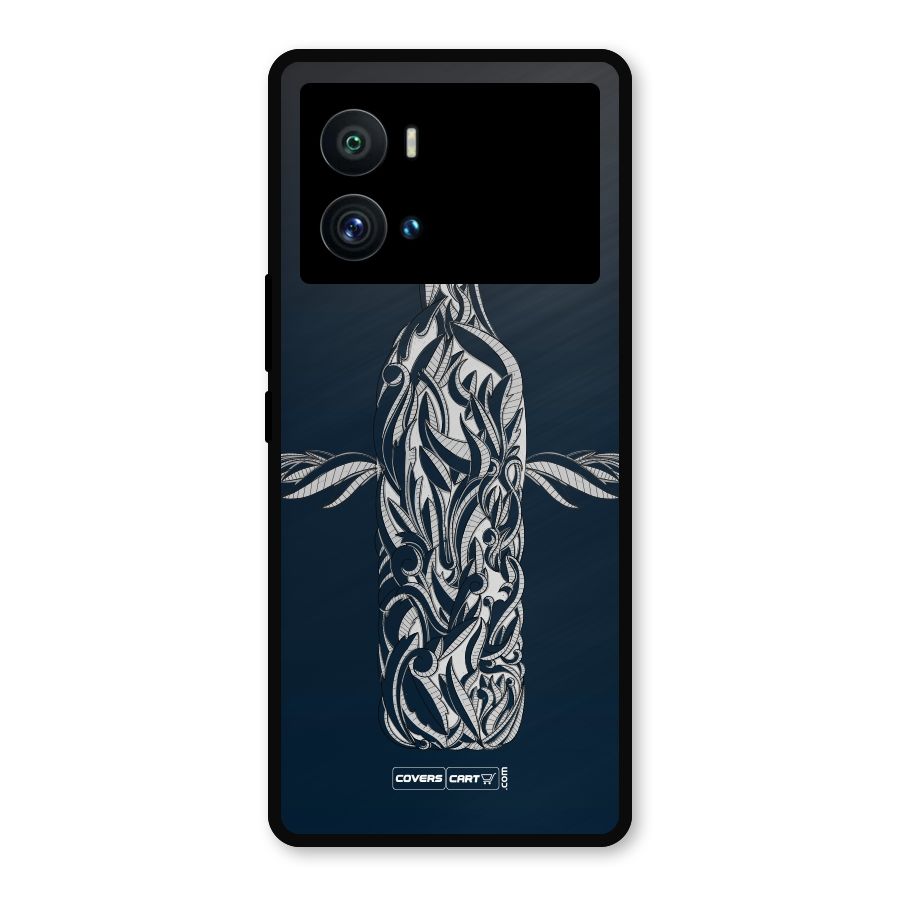 Creative Bottle Metal Back Case for iQOO 9 Pro