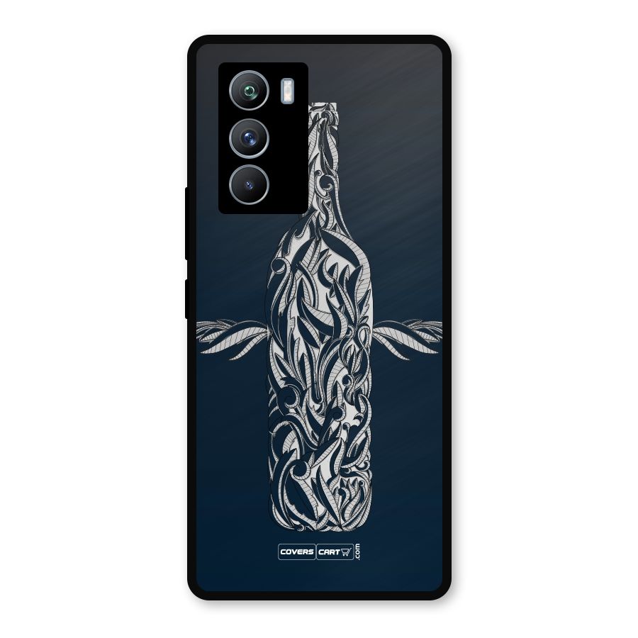 Creative Bottle Metal Back Case for iQOO 9 SE