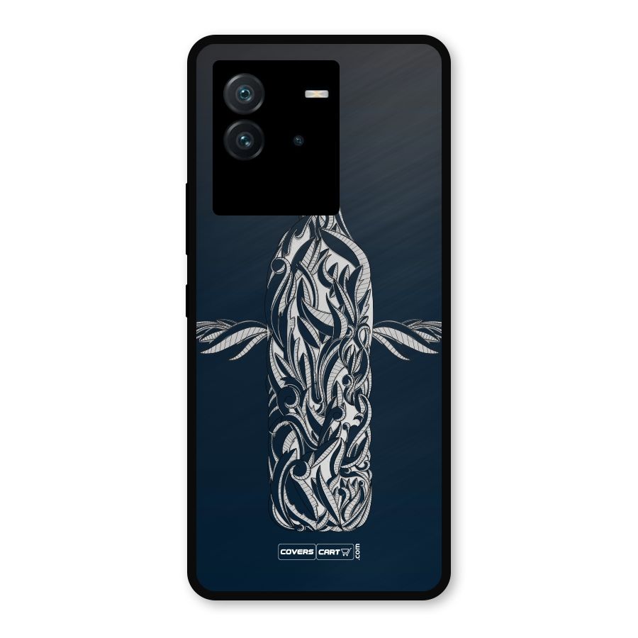Creative Bottle Metal Back Case for iQOO Neo 6 5G