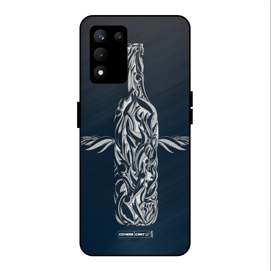 Creative Bottle Metal Back Case for realme 9 5G SE