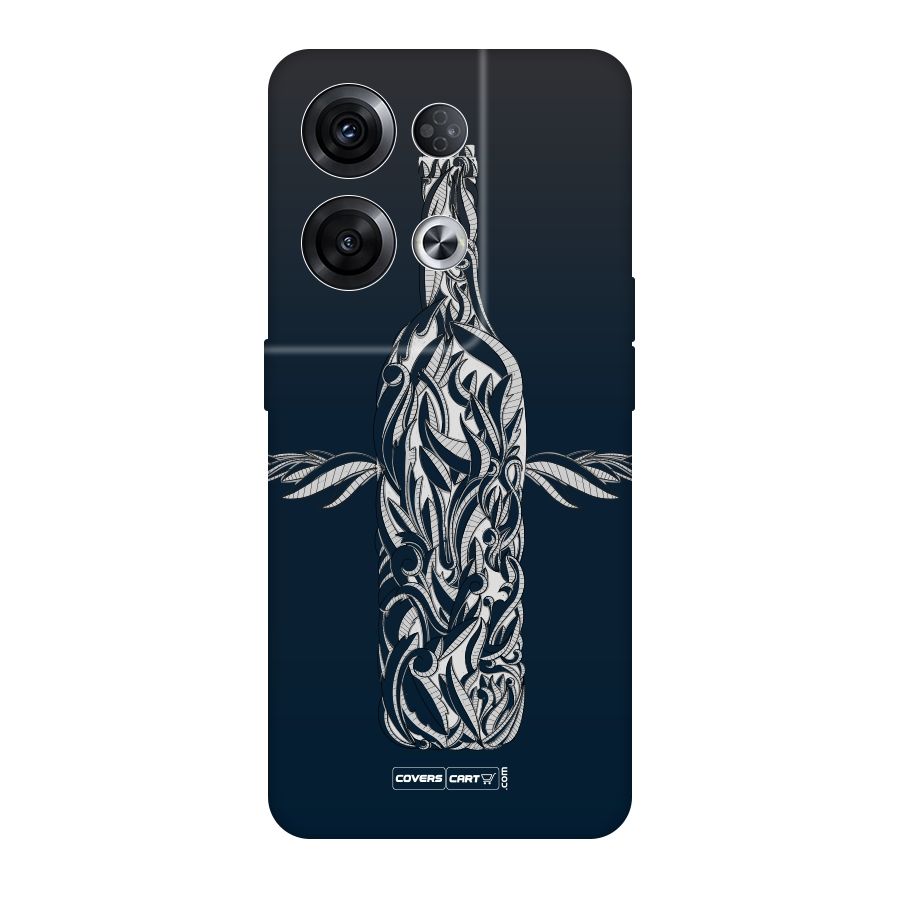 Creative Bottle Original Polycarbonate Back Case for Oppo Reno8 Pro 5G