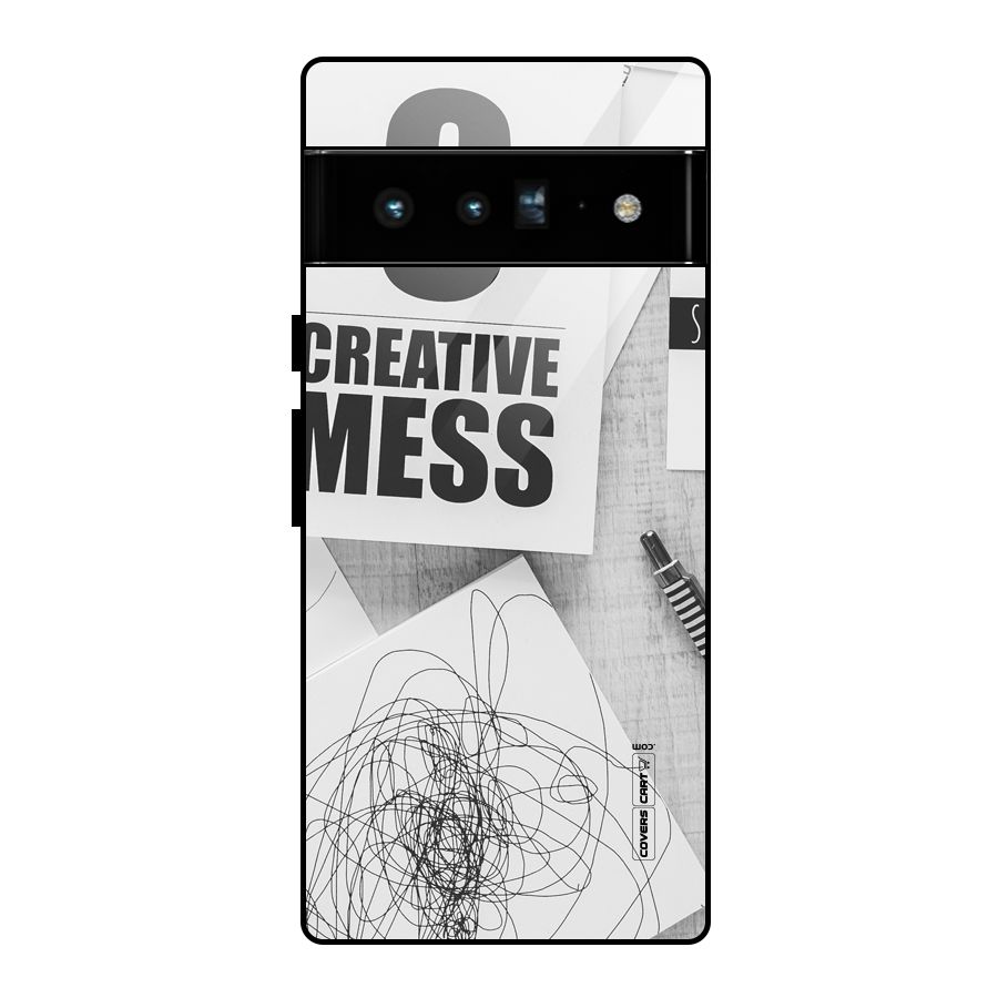 Creative Mess Glass Back Case for Google Pixel 6 Pro